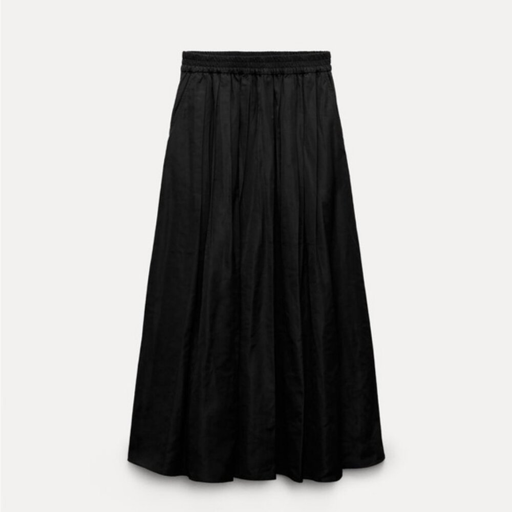 ZARA FULL MIDI SKIRT ZW COLLECTION